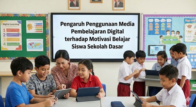 Pengaruh Penggunaan Media Pembelajaran Digital terhadap Motivasi Belajar Siswa Sekolah Dasar