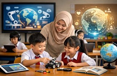 Pembelajaran Sekolah Dasar di Era Society 5.0 sebagai Fondasi Pendidikan Humanis dan Berbasis Teknologi