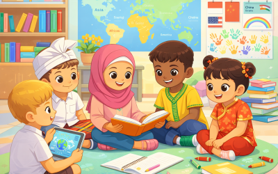 Pembelajaran Multikultural dalam Membangun Sikap Toleransi di Sekolah Dasar