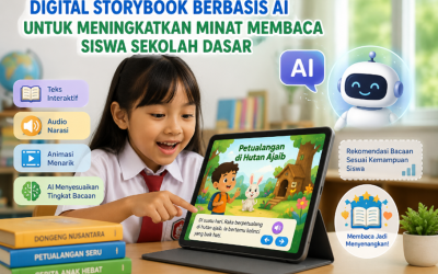 PENGGUNAAN DIGITAL STORYBOOK BERBASIS AI UNTUK MENINGKATKAN MINAT MEMBACA SISWA SD